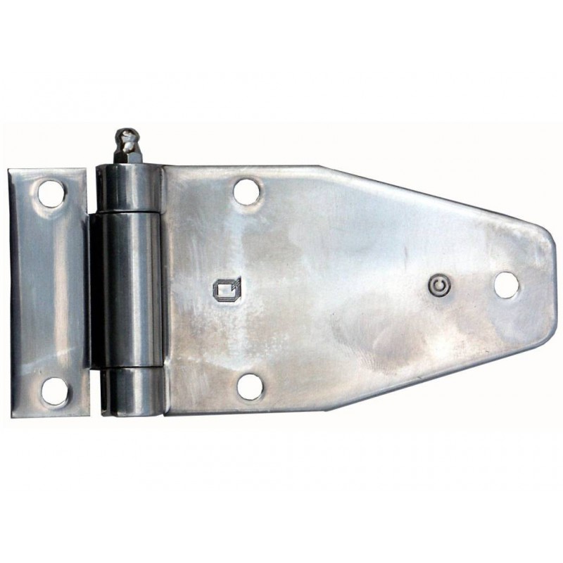 Charnière à graisseur 149x65mm inox