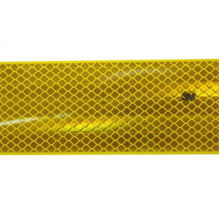 Bande adhésive réflecto jaune     Largeur 55 mm