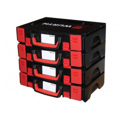 Coffre de rangement 4 malettes WURTH