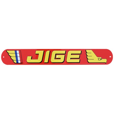 Plaque logo JIGE 460 x 65 coté droit