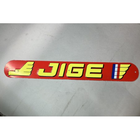 PLAQUE LOGO 'JIGE' FR 460 X 65