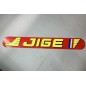 PLAQUE LOGO 'JIGE' FR 460 X 65