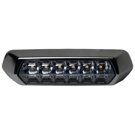 Feux de zone 12/24 volts chromé + flash / veilleuse intégrés 