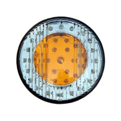 Feu rond à Led D 103 24V veilleuse/stop/clignotant 