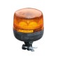 Gyrophare orange à Led 12/24V fixation tubulaire