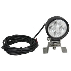 Projecteur de travail rond à Led 12/24V FIL 4.50m
